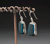 Sterling Silver Chrysocolla Earrings