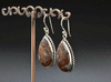 Sterling Silver Crazy Lace Agate Earrings