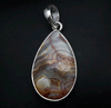 Sterling Silver Crazy Lace Agate Pendant