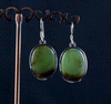 Sterling Silver Chrysoprase Earrings
