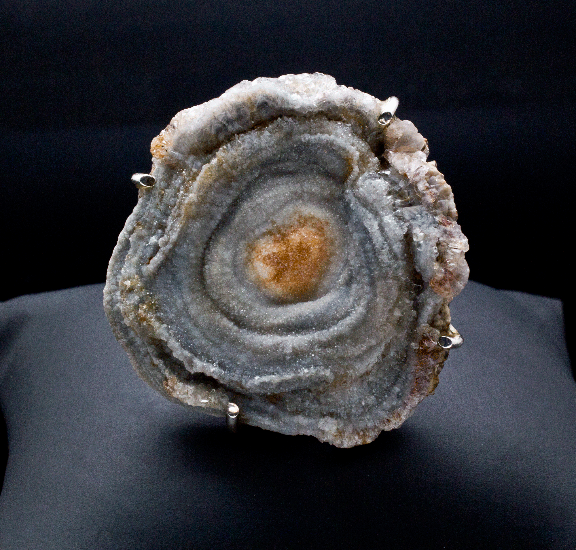 Sterling Silver Desert Druzy Adjustable Ring