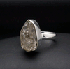 Sterling Silver Herkimer Diamond Ring Size 6.5