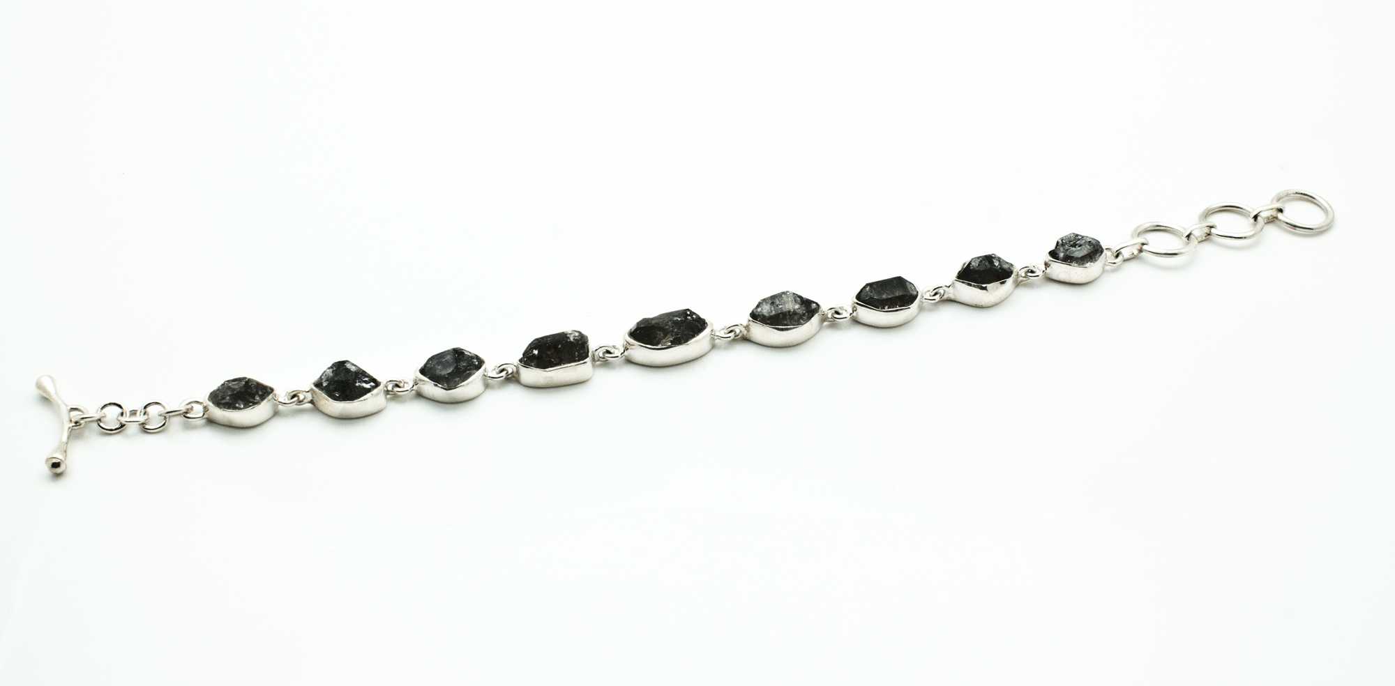 Sterling Silver Herkimer Diamond Bracelet