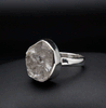 Sterling Silver Herkimer Diamond Ring Size 7