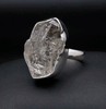 Sterling Silver Herkimer Diamond Ring Size 10