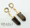 Crossover With Gold Plated Smoky Quartz