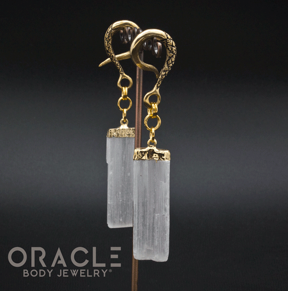 Crossover With Gold Plated Selenite