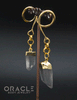 Crossover With Gold Plated Quartz Points