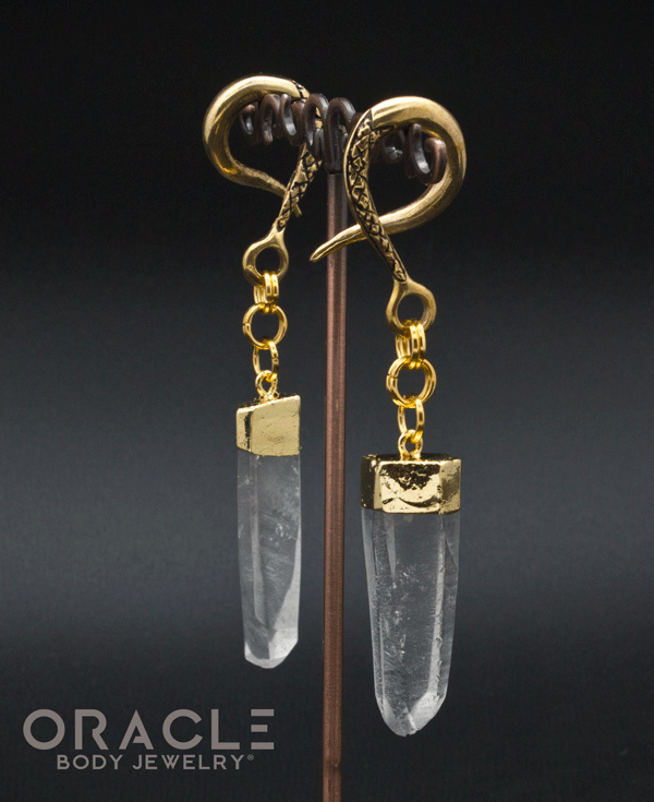 Crossover With Gold Plated Quartz Points