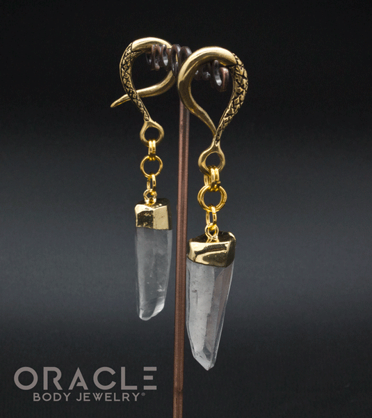 Crossover With Gold Plated Quartz Points