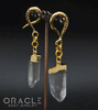 Crossover With Gold Plated Quartz Points