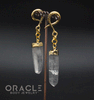 Crossover With Gold Plated Quartz Points
