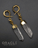 Crossover With Gold Plated Quartz Points