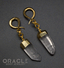 Crossover With Gold Plated Quartz Points