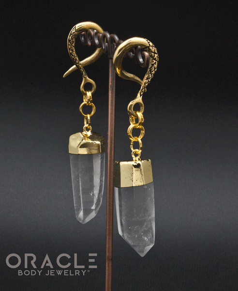 Crossover With Gold Plated Quartz Points