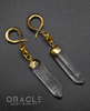 Crossover With Gold Plated Quartz Points
