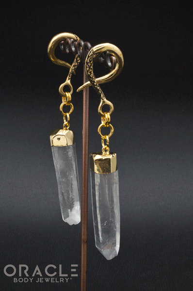 Crossover With Gold Plated Quartz Points
