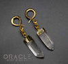 Crossover With Gold Plated Quartz Points
