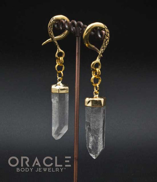 Crossover With Gold Plated Quartz Points