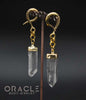 Crossover With Gold Plated Quartz Points
