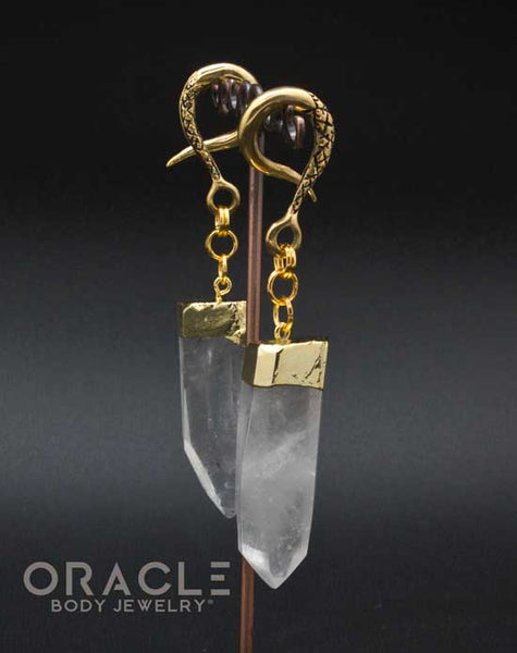 Crossover With Gold Plated Quartz Points