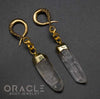 Crossover With Gold Plated Quartz Points