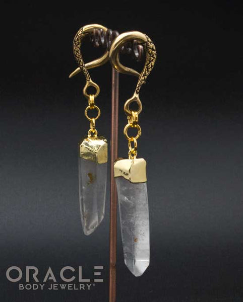 Crossover With Gold Plated Quartz Points