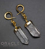 Crossover With Gold Plated Quartz Points