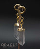 Crossover With Gold Plated Quartz Points