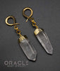 Crossover With Gold Plated Quartz Points