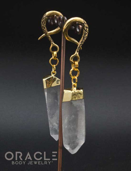 Crossover With Gold Plated Quartz Points