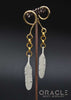 Crossover With Carved Bone Feathers