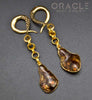 Crossover With Gold Plated Fire Agate