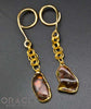 Crossover With Gold Plated Fire Agate