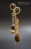 Crossover With Gold Plated Fire Agate