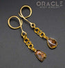 Crossover With Gold Plated Fire Agate