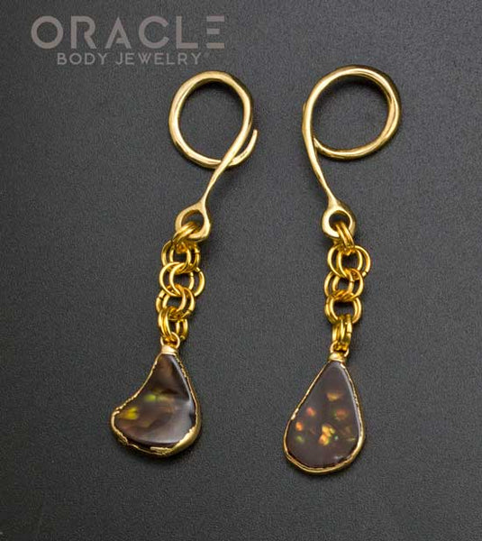 Crossover With Gold Plated Fire Agate