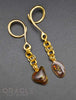 Crossover With Gold Plated Fire Agate