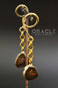 Crossover With Gold Plated Fire Agate