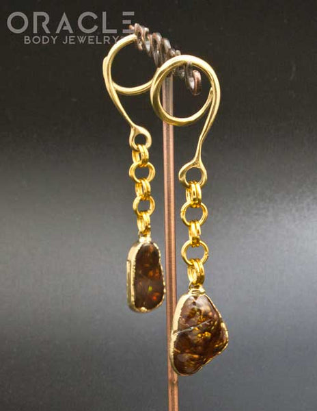 Crossover With Gold Plated Fire Agate