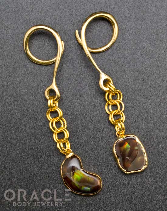 Crossover With Gold Plated Fire Agate