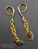 Crossover With Gold Plated Fire Agate