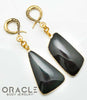 Crossover With Gold Plated Rainbow Obsidian