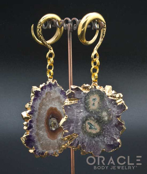 Crossover With Gold Plated Stalactite Slices