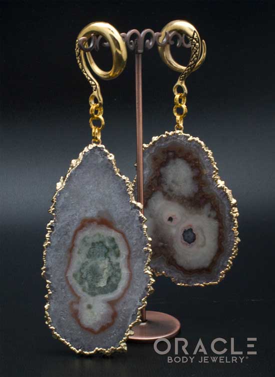 Crossover With Gold Plated Stalactite Slices