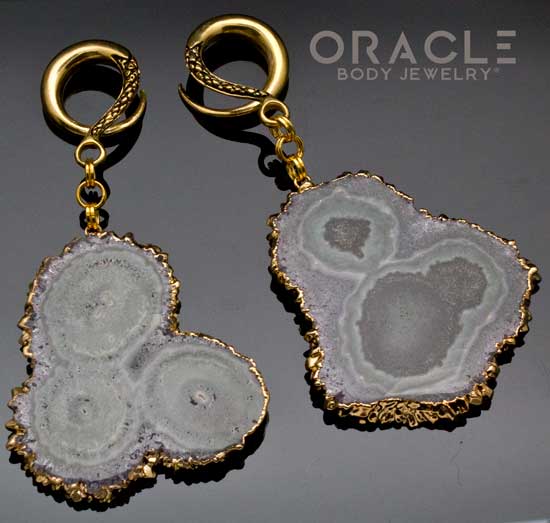 Crossover With Gold Plated Stalactite Slices