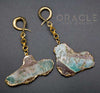 Crossover With Gold Plated Chrysoprase