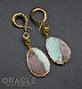 Crossover With Gold Plated Chrysoprase