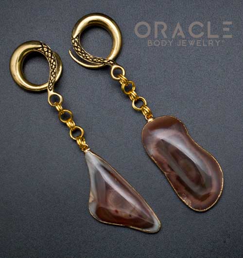 Crossover With Gold Plated Imperial Jasper