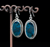 Sterling Silver Chrysocolla Earrings